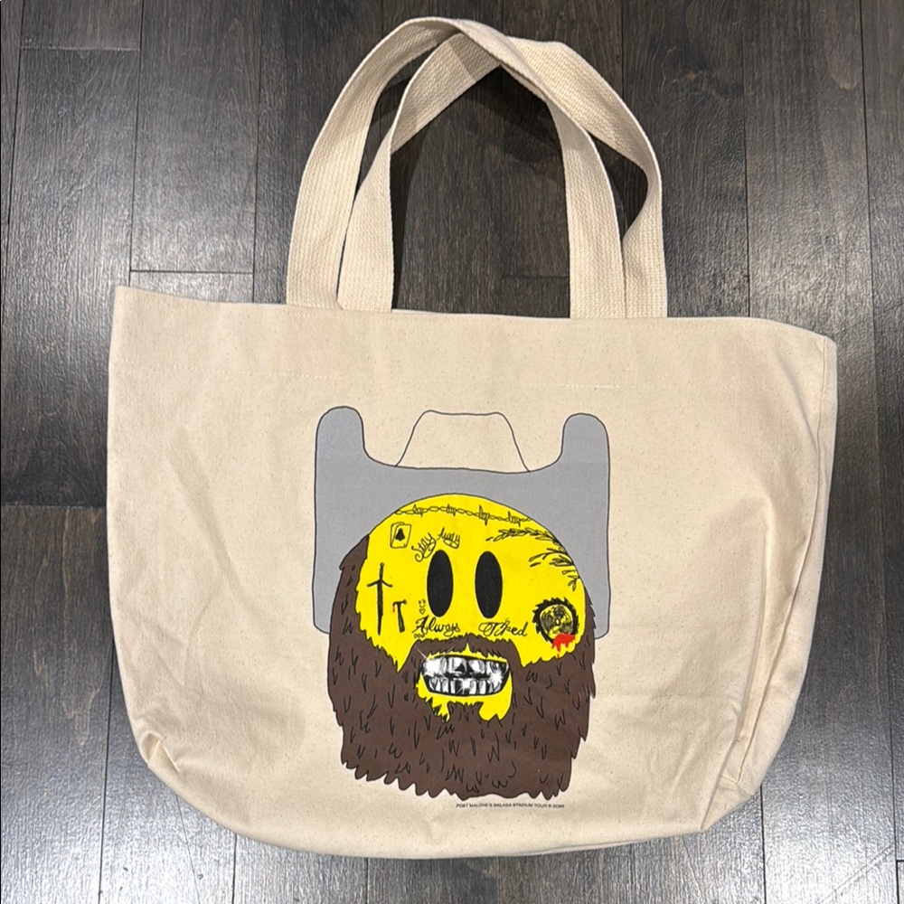 Post Malone 2025 Tour Tote Bag – Official Big Ass Stadium Tour Merchandise